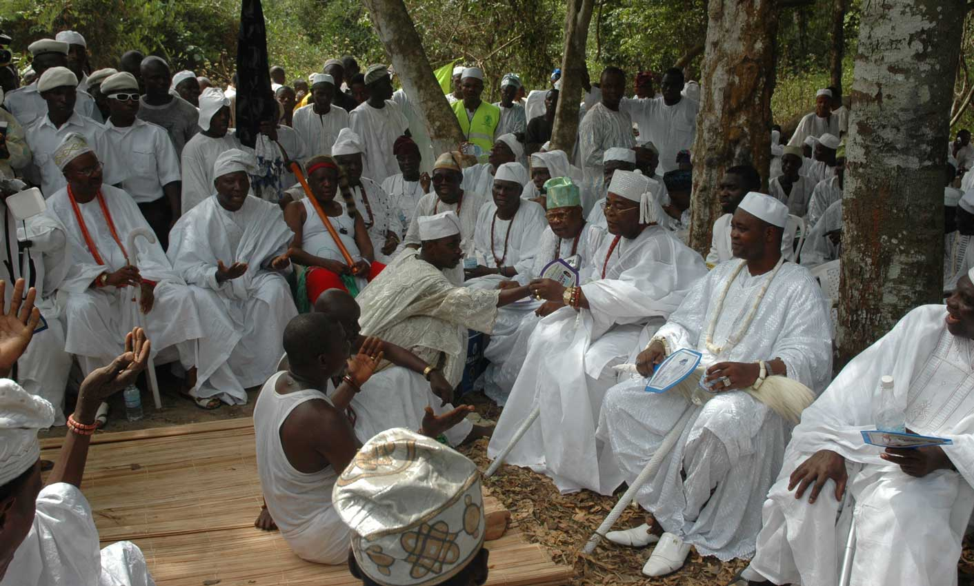 Sacred grove ceremony